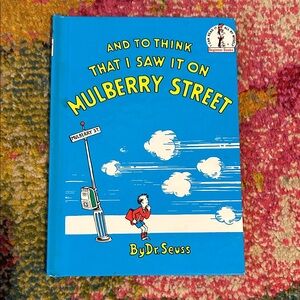 Dr. Seuss Colorful 'Mulberry Street' Illustration